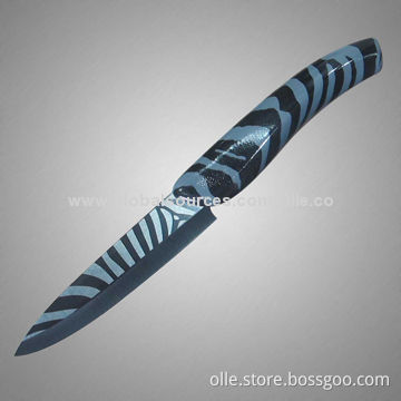 Snake Strips Handle Ceramic Knife